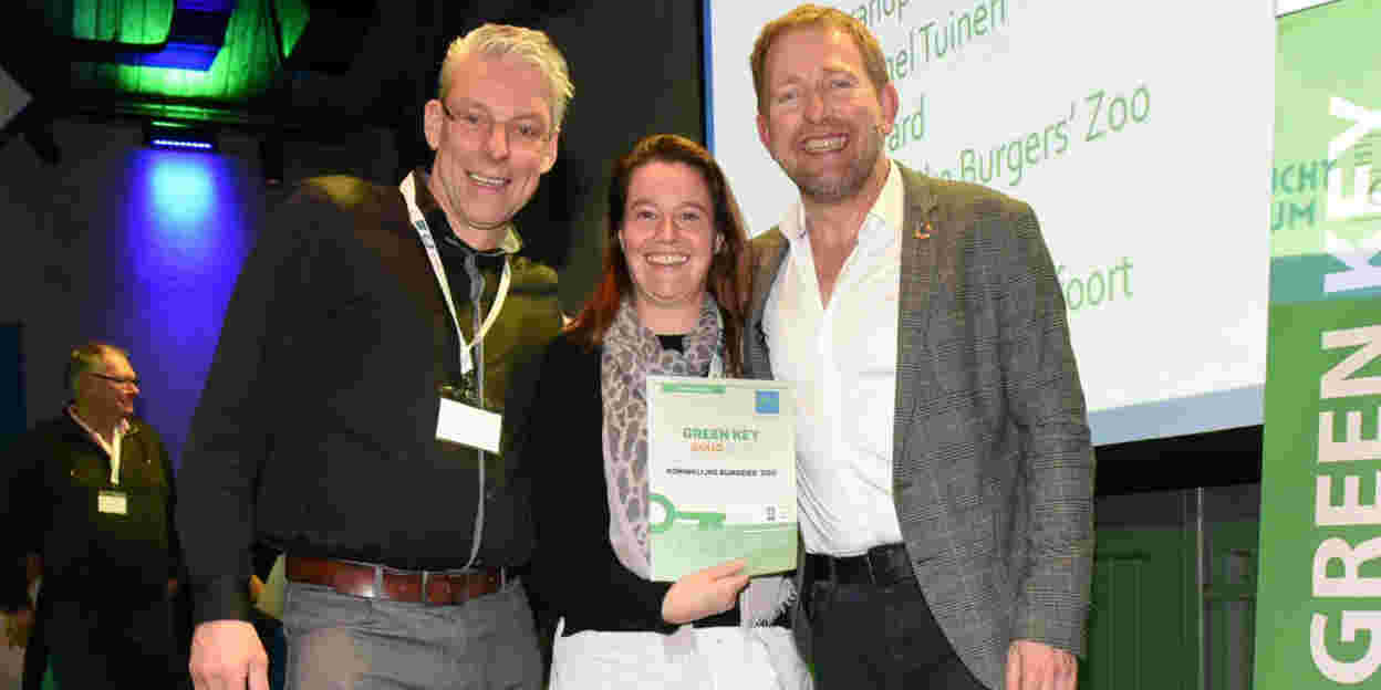 Burgers’ Zoo & Safari Meeting Centre prolongeren trots gouden gradatie van de Green Key!