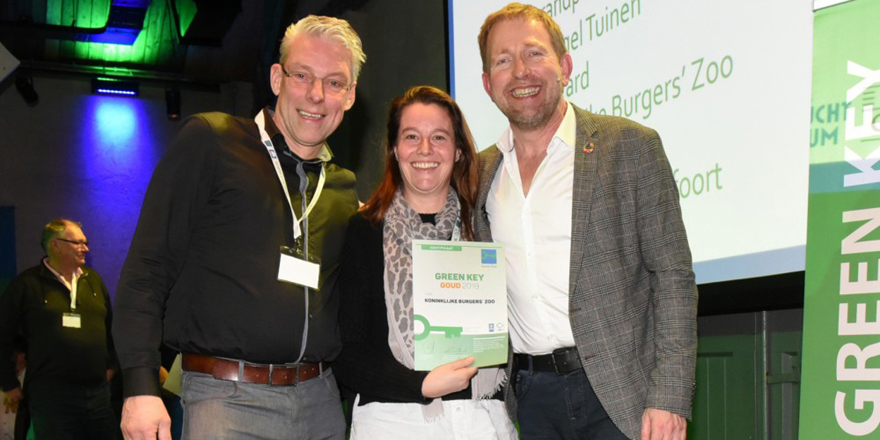 Burgers’ Zoo & Safari Meeting Centre prolongeren trots gouden gradatie van de Green Key!