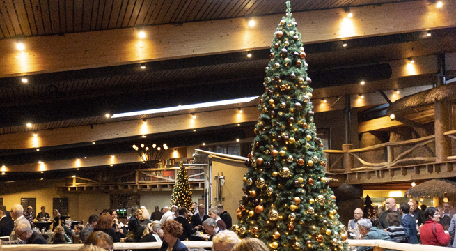 Kerstmis viert u met een heerlijke brunch in Burgers’ Zoo! Burgers