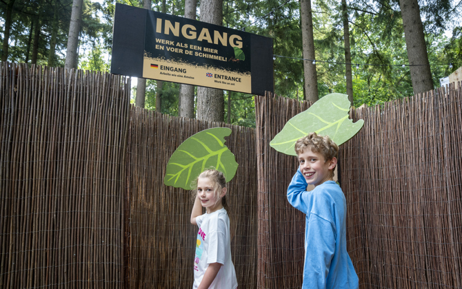 Burgers' Zoo traint kinderen als bladsnijdermieren 