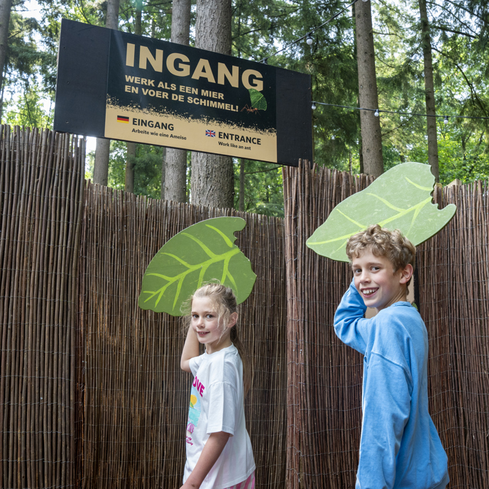 Burgers' Zoo traint kinderen als bladsnijdermieren