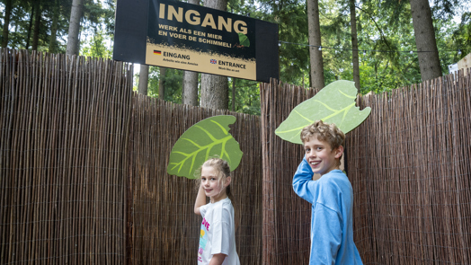 Burgers' Zoo traint kinderen als bladsnijdermieren