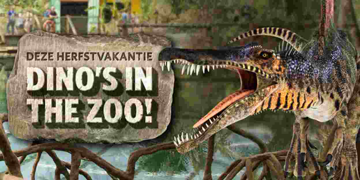 Reusachtige dino's veroveren Burgers' Zoo